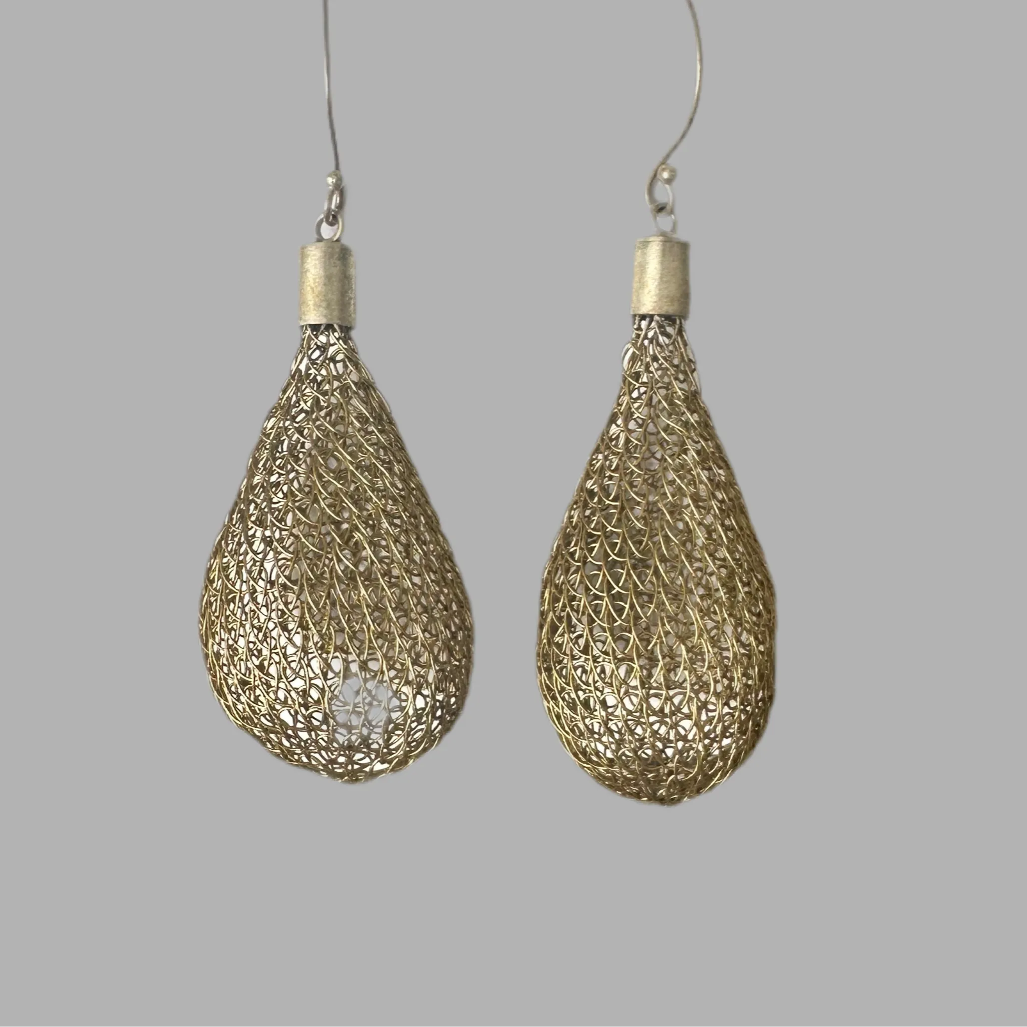 Sunarti Brass Bulb Earrings (large)