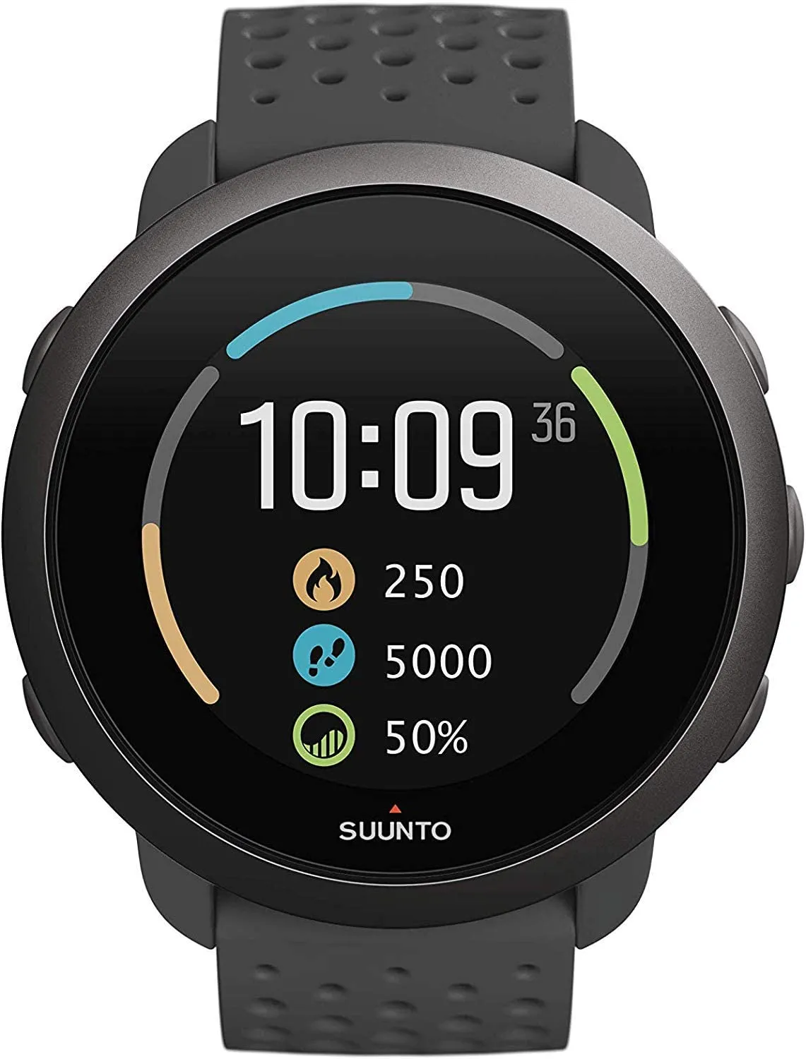Suunto 3 New Edition Fitness Multisport Watch with Heart Rate Monitor and Wearable4U Earbuds Pro and Power Bank Bundle (Slate Grey)
