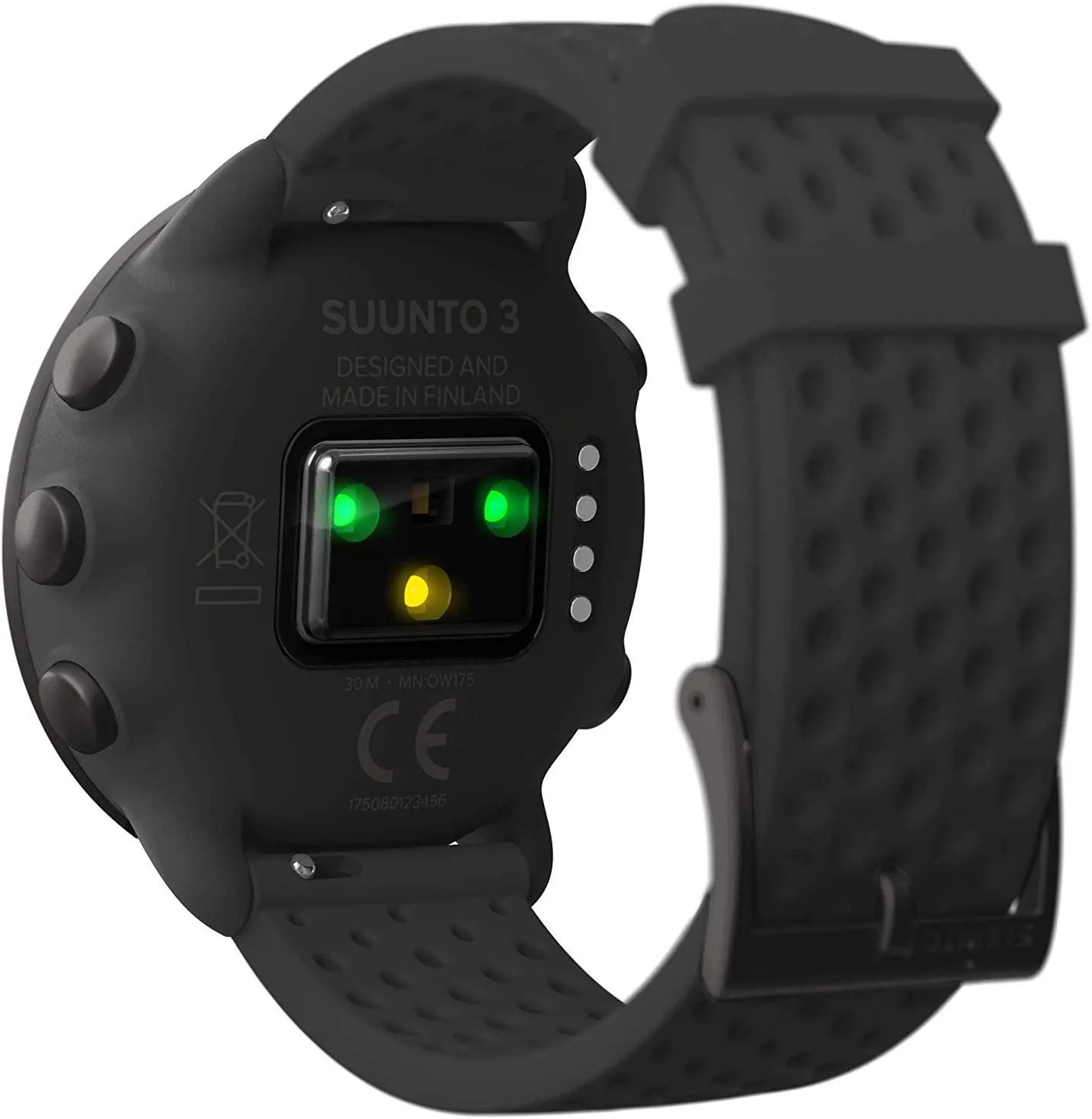 Suunto 3 New Edition Fitness Multisport Watch with Heart Rate Monitor and Wearable4U Earbuds Pro and Power Bank Bundle (Slate Grey)