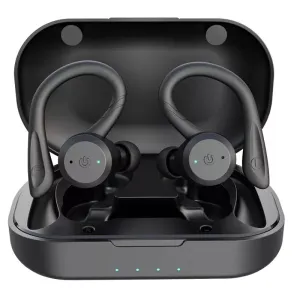 Swimming Waterproof Bluetooth Earphone - Sport Wireless Headset with 20 Hours Playtime, TWS Dual Wear Style, IPX7 Stereo Earbuds