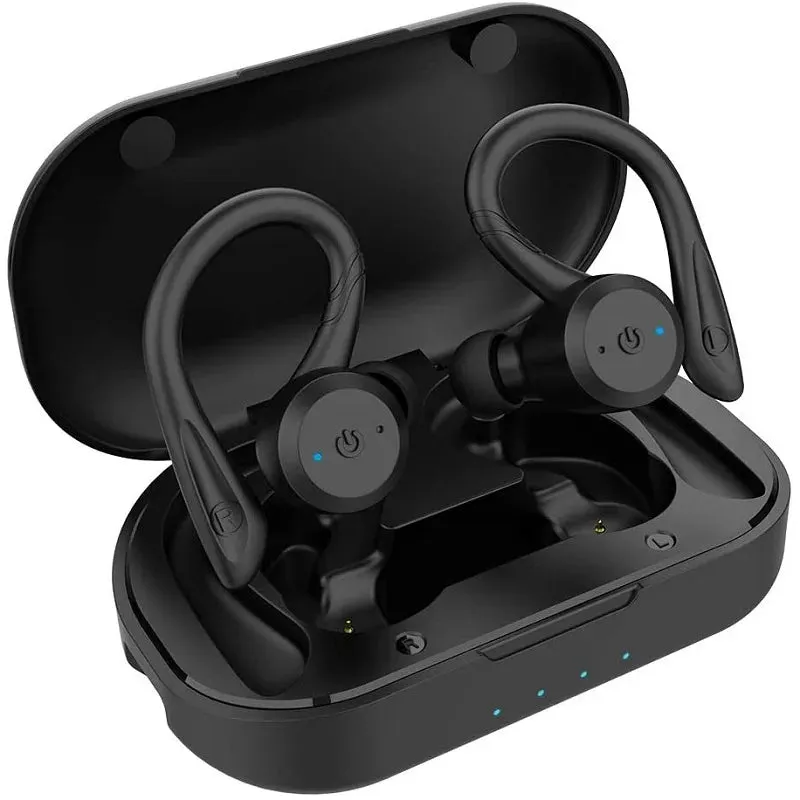 Swimming Waterproof Bluetooth Earphone - Sport Wireless Headset with 20 Hours Playtime, TWS Dual Wear Style, IPX7 Stereo Earbuds