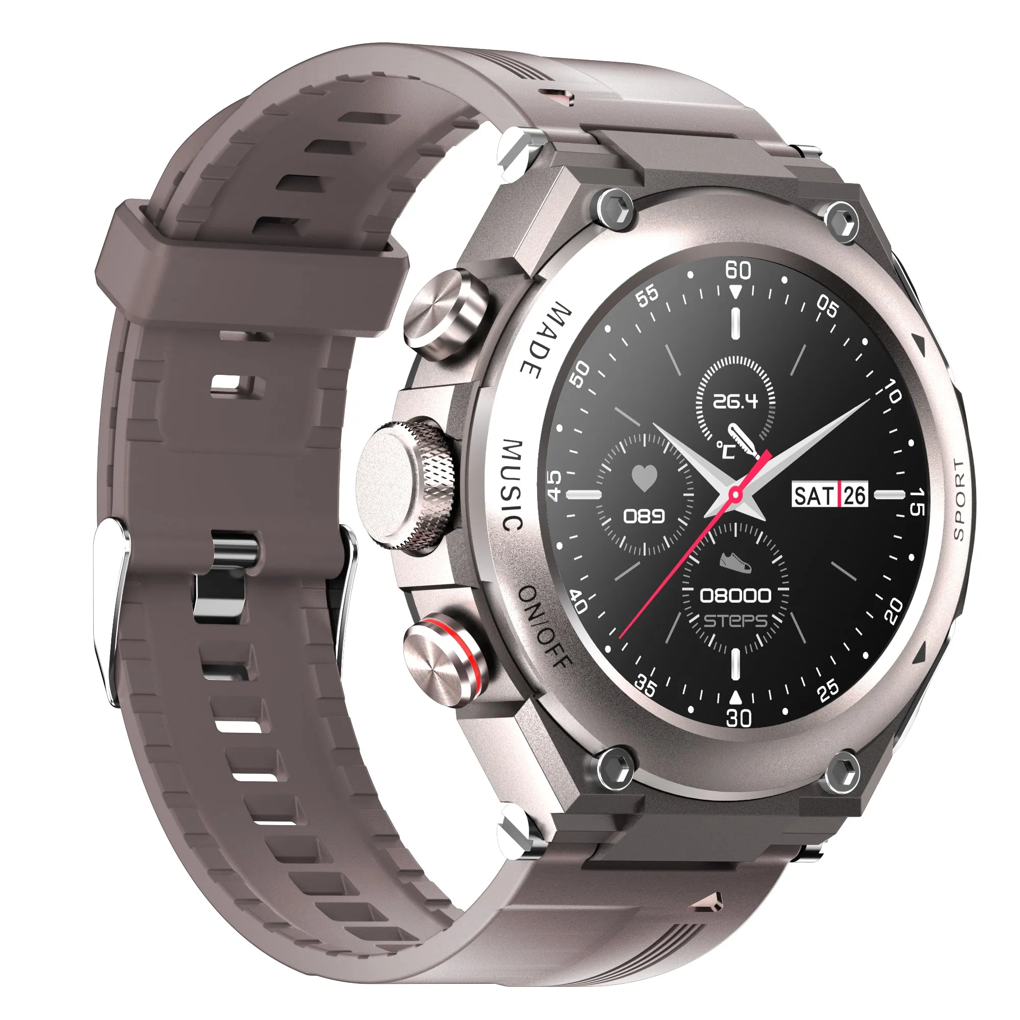 T92 Body Temperature Local Music Calling Earbuds Smartwatch Earphone Smart Watch Earbuds 2 in 1