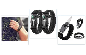 Tactical Paracord Knife Bracelet