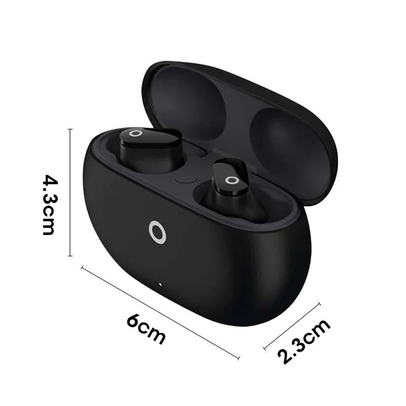 True Wireless TWS Earbuds Bluetooth Earphones - Studio Buds for iPhone & Samsung, Noise Cancelling Sports Headset