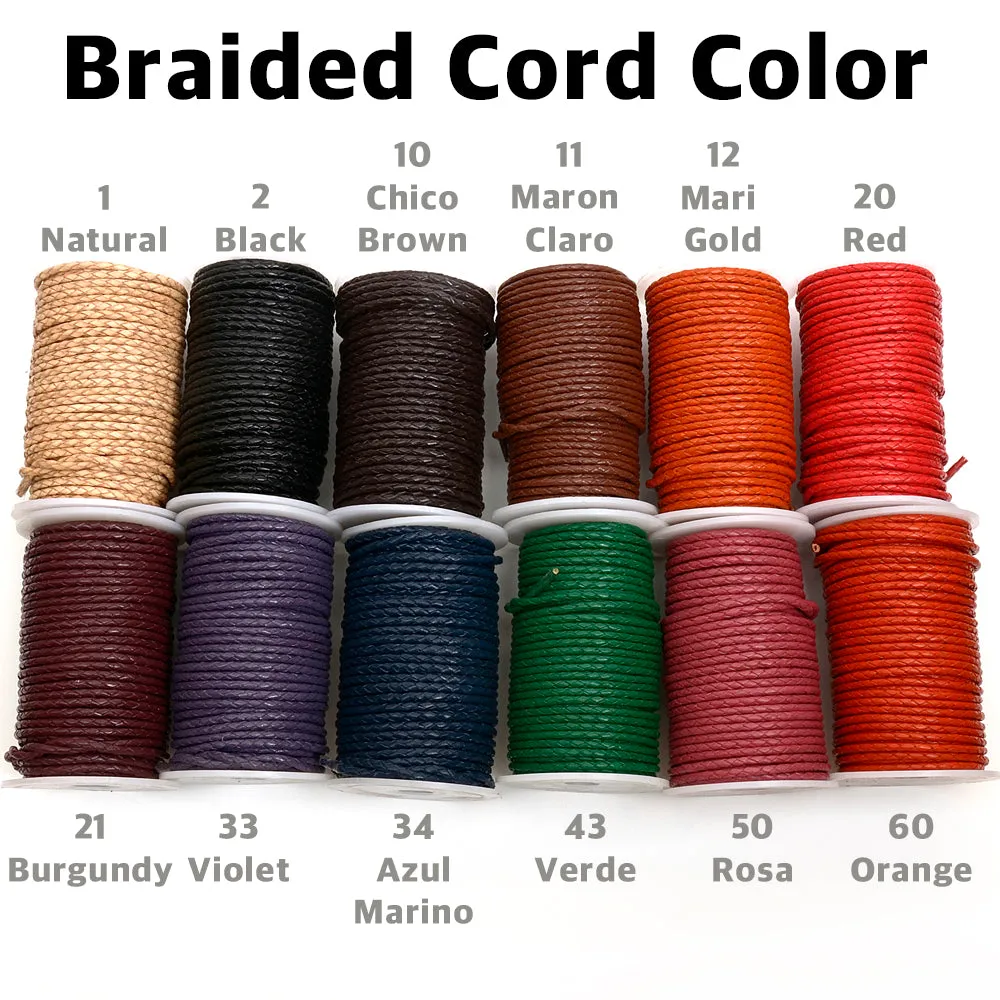 Twisted genuine Leather Strap Braided Bolo leather Cord - 1meter, bracelet items, leather supplies MLT- P0000DOJ