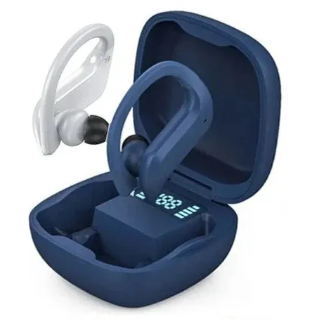 TWS Wireless Headphones: Bluetooth Noise-Canceling Earbuds, Waterproof Sports Headset with 9D Stereo Sound and Microphone