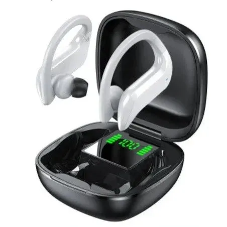 TWS Wireless Headphones: Bluetooth Noise-Canceling Earbuds, Waterproof Sports Headset with 9D Stereo Sound and Microphone