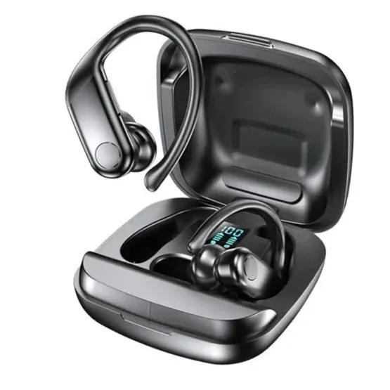 TWS Wireless Headphones: Bluetooth Noise-Canceling Earbuds, Waterproof Sports Headset with 9D Stereo Sound and Microphone