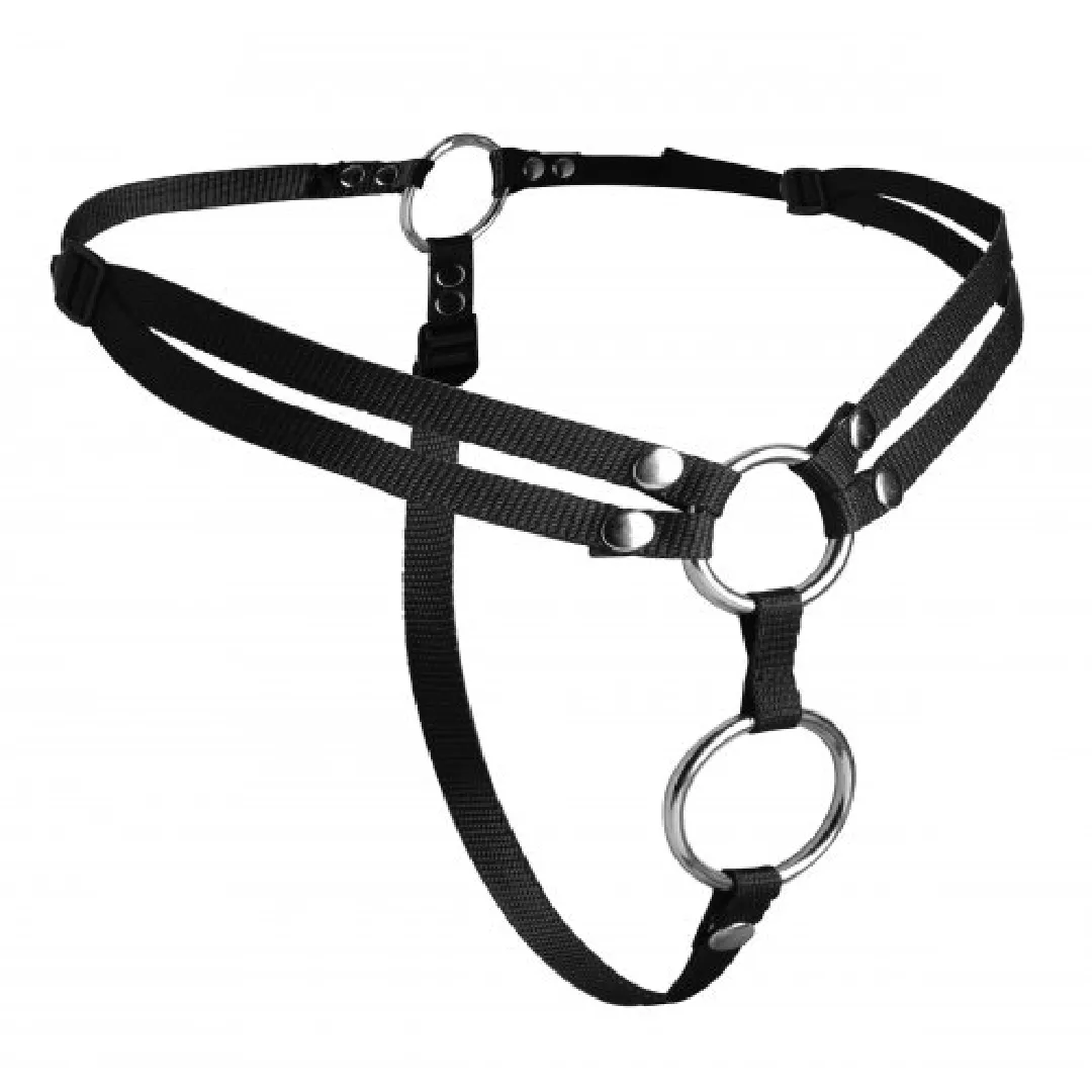 Unity Double Penetration Strap-On Harness