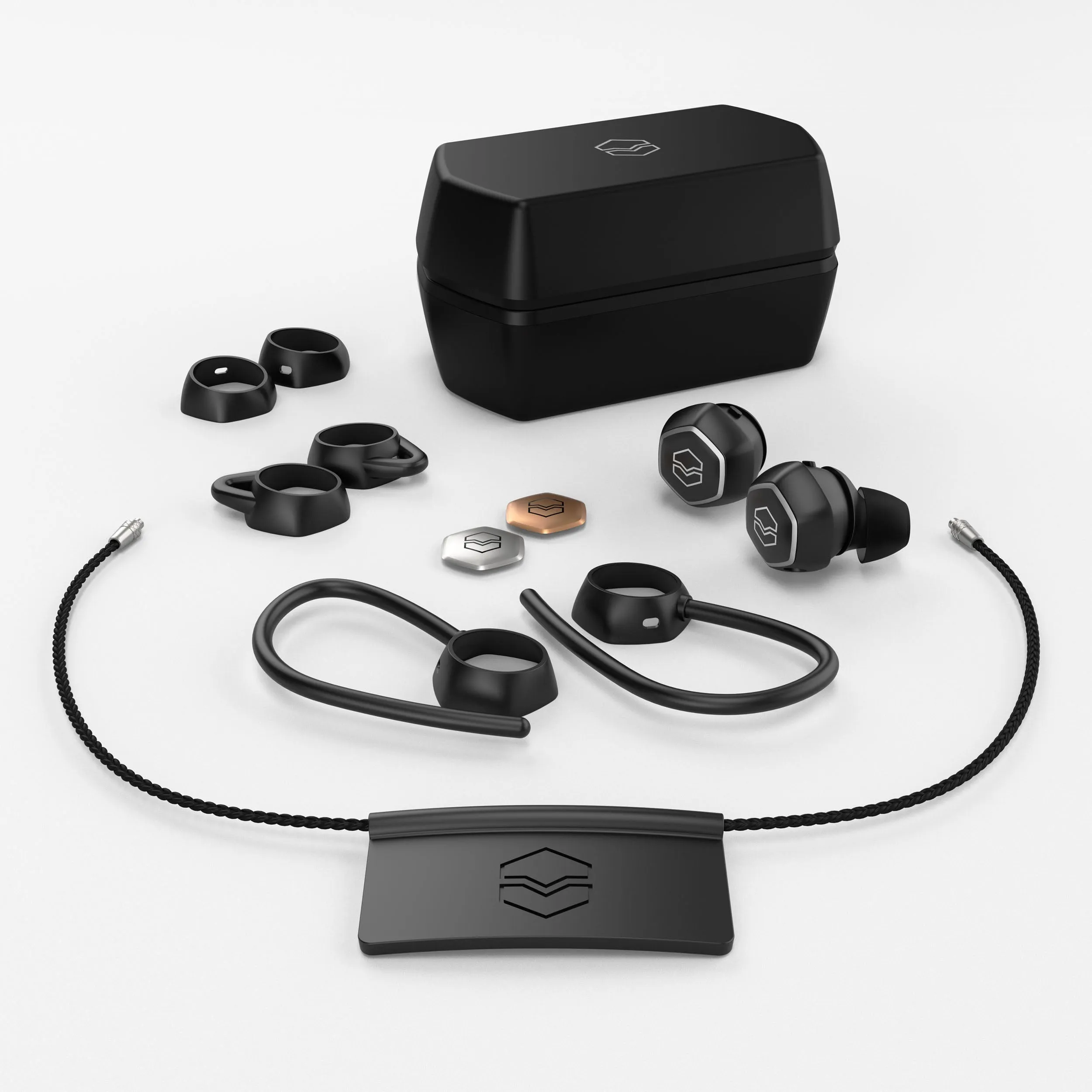 V-Moda Hexamove Pro True Wireless Earbuds - Black