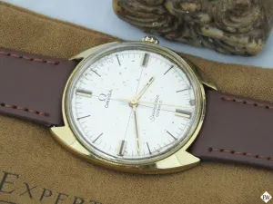 Vintage Gold Plated Omega SeaMaster COSMIC 135.017 SP Watch Sector Dial Cal 601