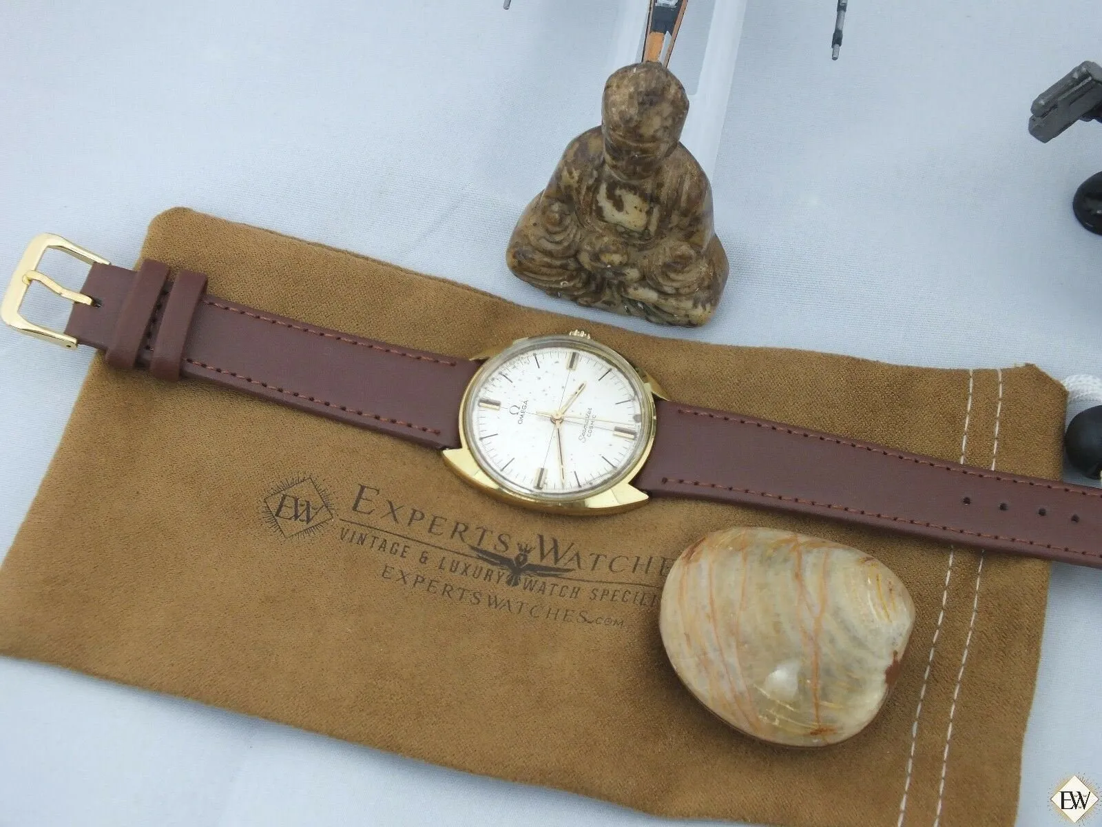 Vintage Gold Plated Omega SeaMaster COSMIC 135.017 SP Watch Sector Dial Cal 601