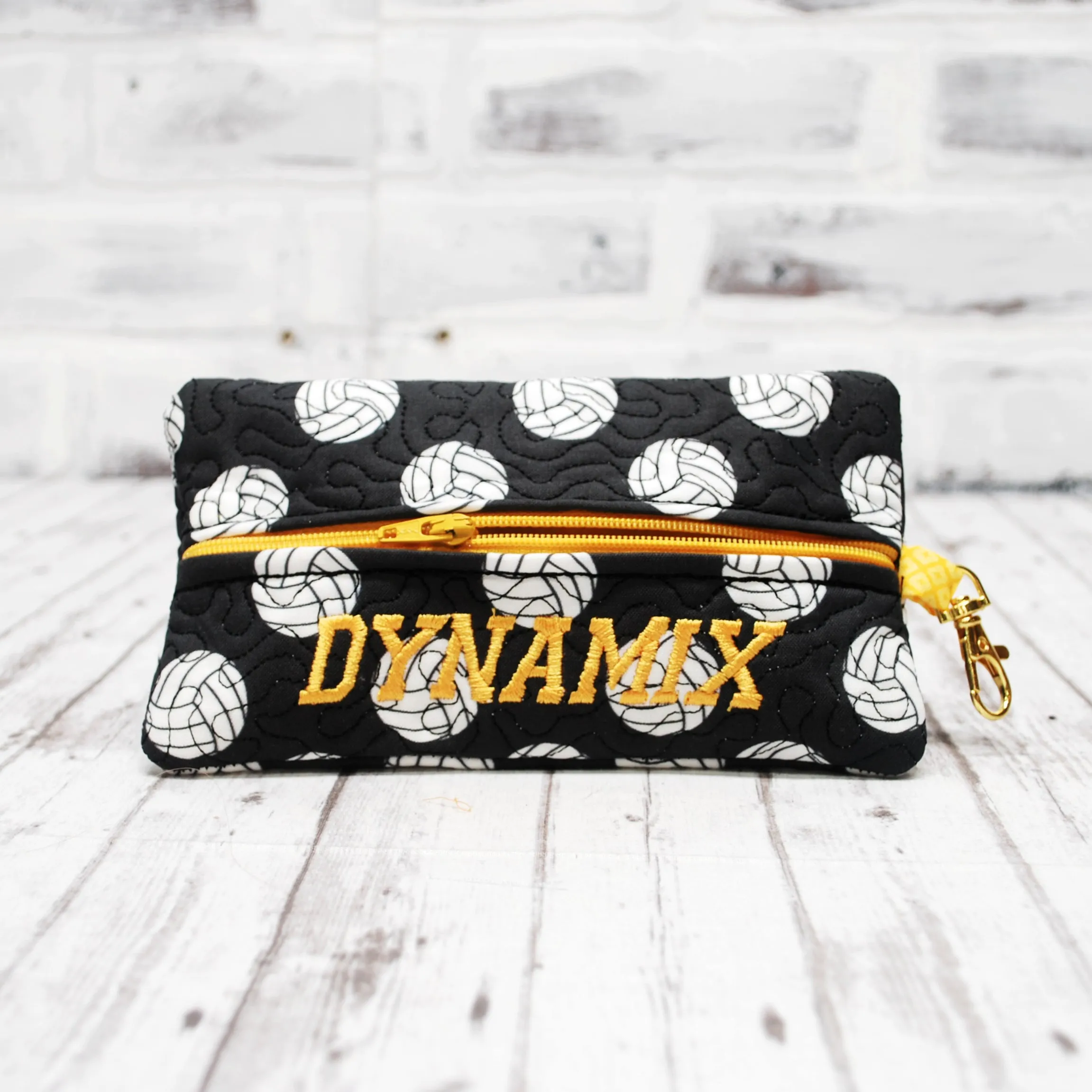 Volleyball Personalized Quilted Pouch