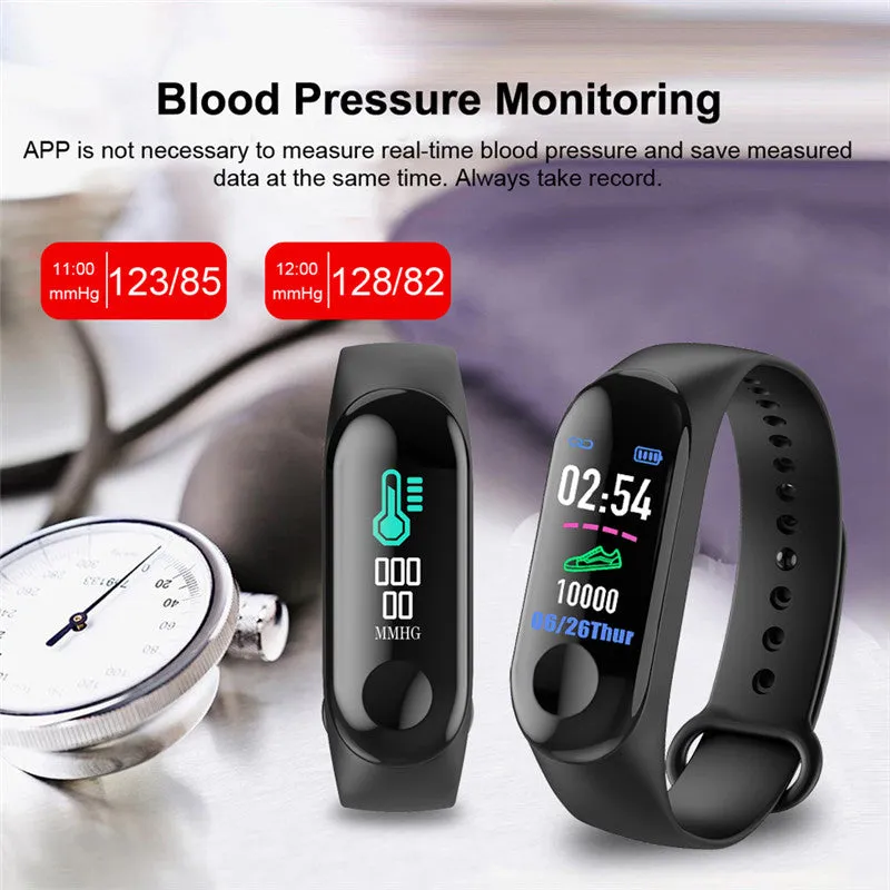 WATERPROOF SMART WATCH FITNESS TRACKER BRACELET FOR MEN WOMEN SPORT WATCHES