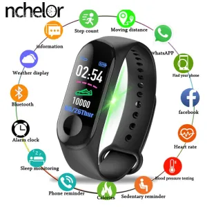 WATERPROOF SMART WATCH FITNESS TRACKER BRACELET FOR MEN WOMEN SPORT WATCHES
