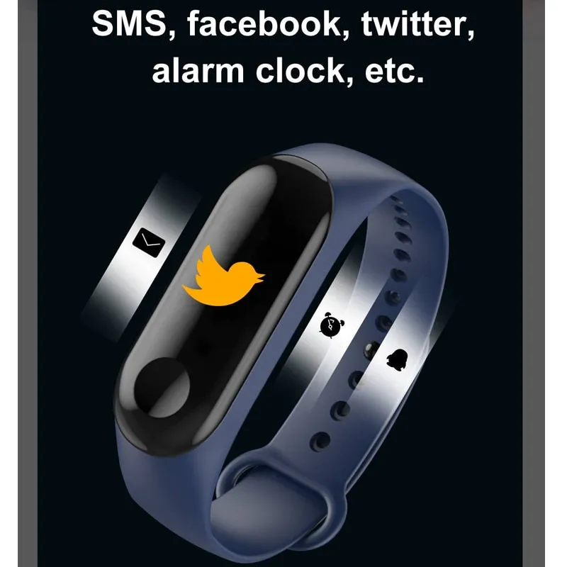 WATERPROOF SMART WATCH FITNESS TRACKER BRACELET FOR MEN WOMEN SPORT WATCHES