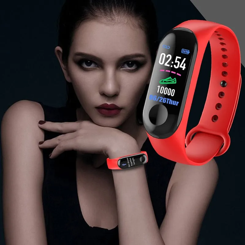 WATERPROOF SMART WATCH FITNESS TRACKER BRACELET FOR MEN WOMEN SPORT WATCHES