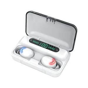 Waterproof True Wireless Earbuds with 9D Stereo Sound & 2000mAh Charging Box - F9-5C TWS.