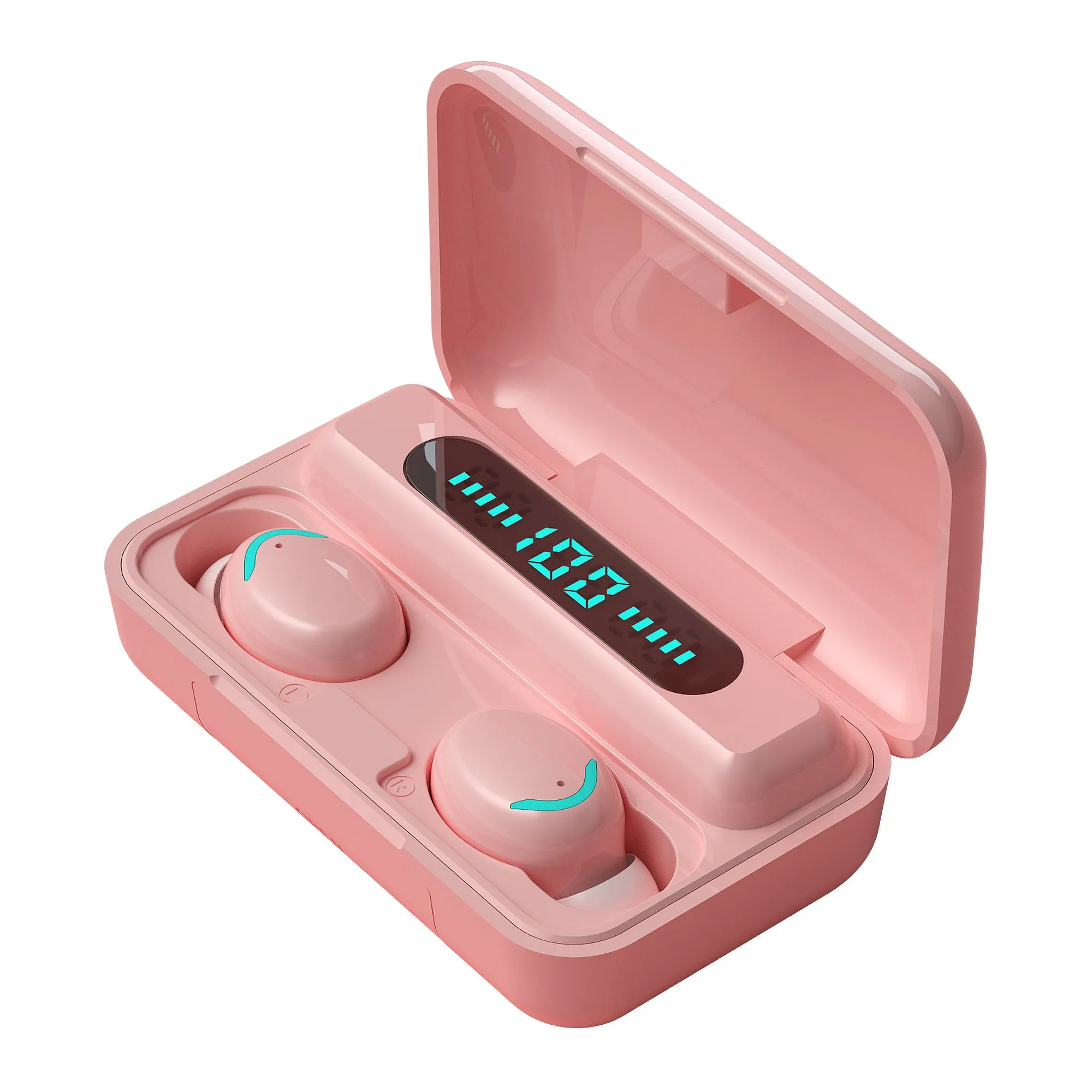 Waterproof True Wireless Earbuds with 9D Stereo Sound & 2000mAh Charging Box - F9-5C TWS.