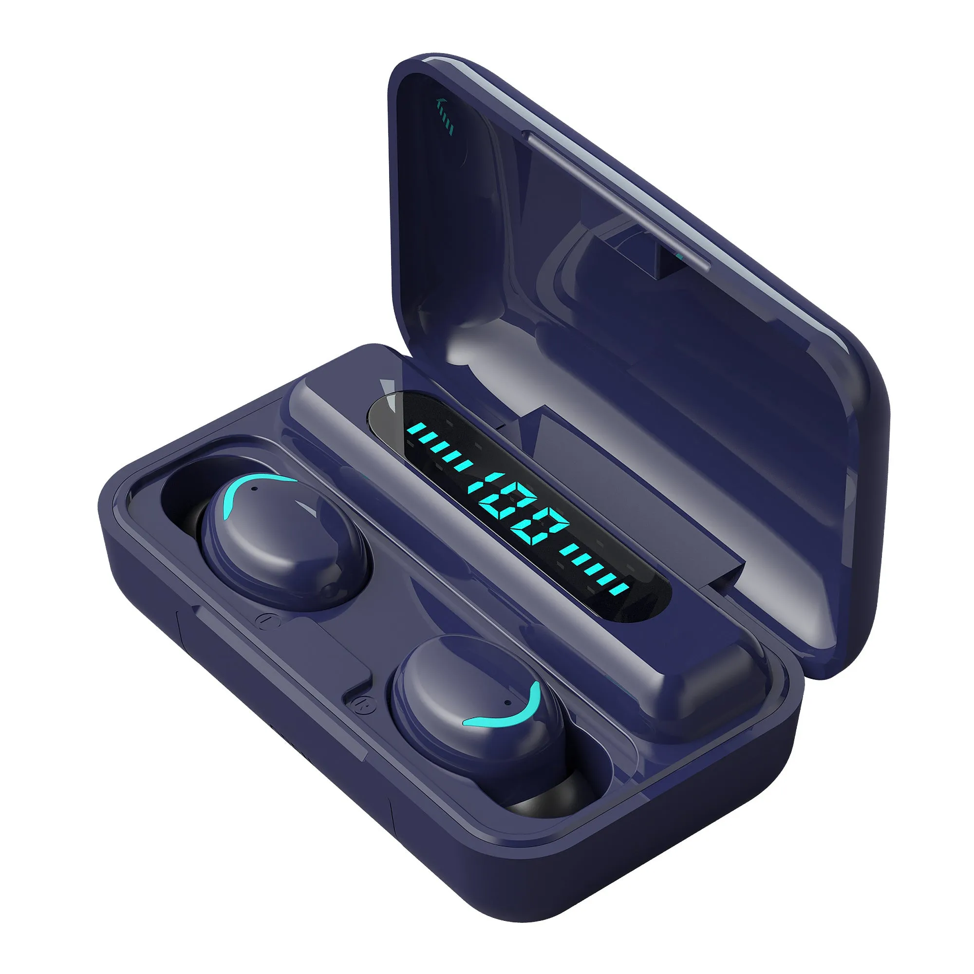 Waterproof True Wireless Earbuds with 9D Stereo Sound & 2000mAh Charging Box - F9-5C TWS.