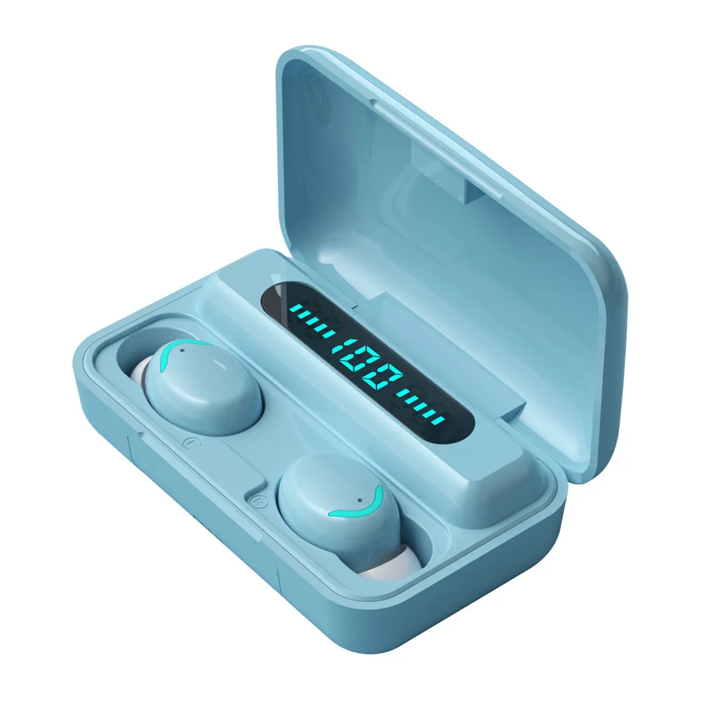 Waterproof True Wireless Earbuds with 9D Stereo Sound & 2000mAh Charging Box - F9-5C TWS.
