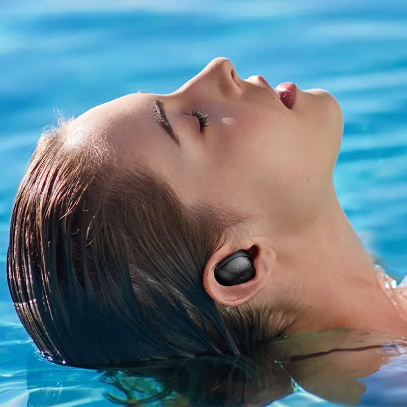 Wearable4U Wireless Bluetooth EarBuds with Charging Power Bank 1500 mAh Case