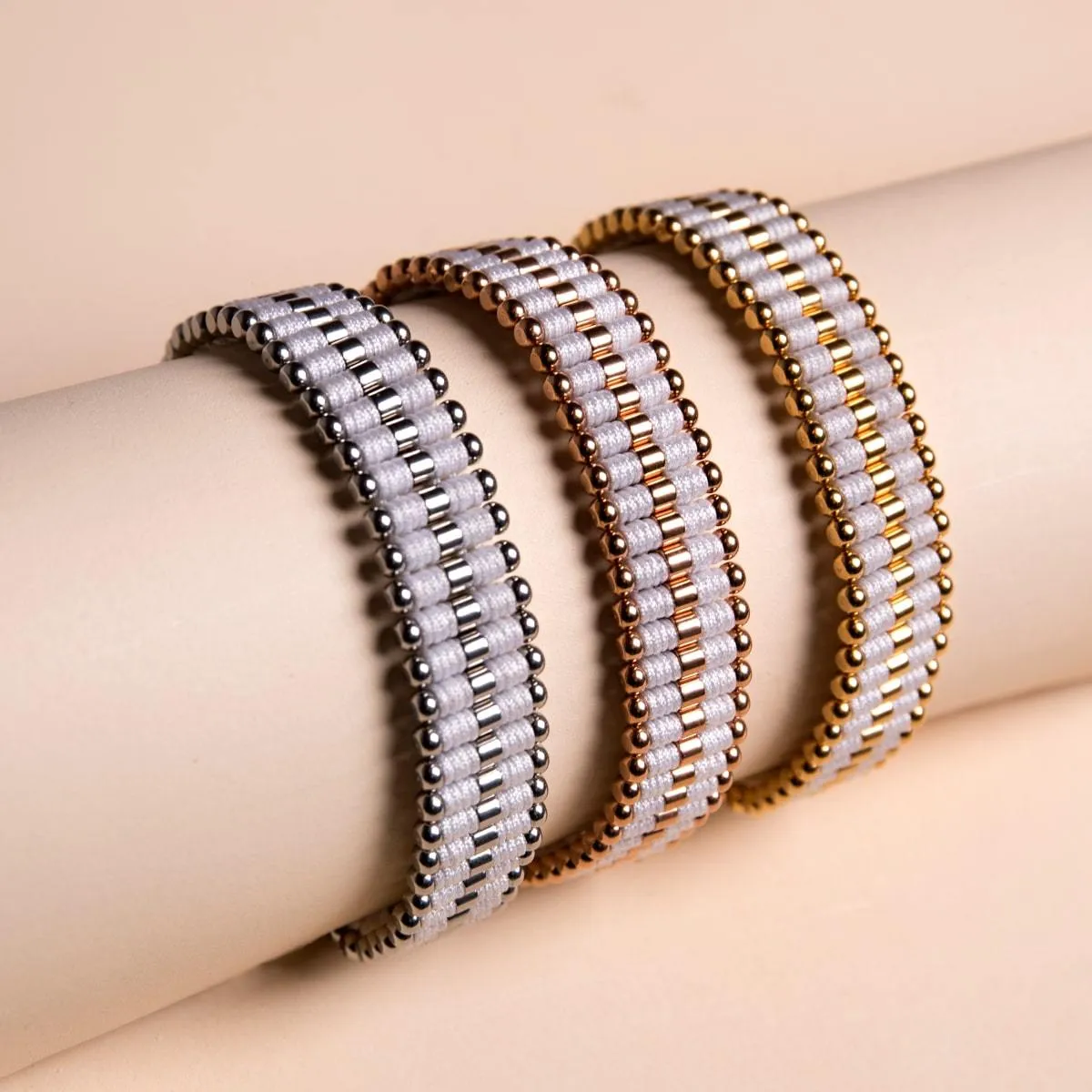 White | 18k Rose Gold | Amici Bracelet