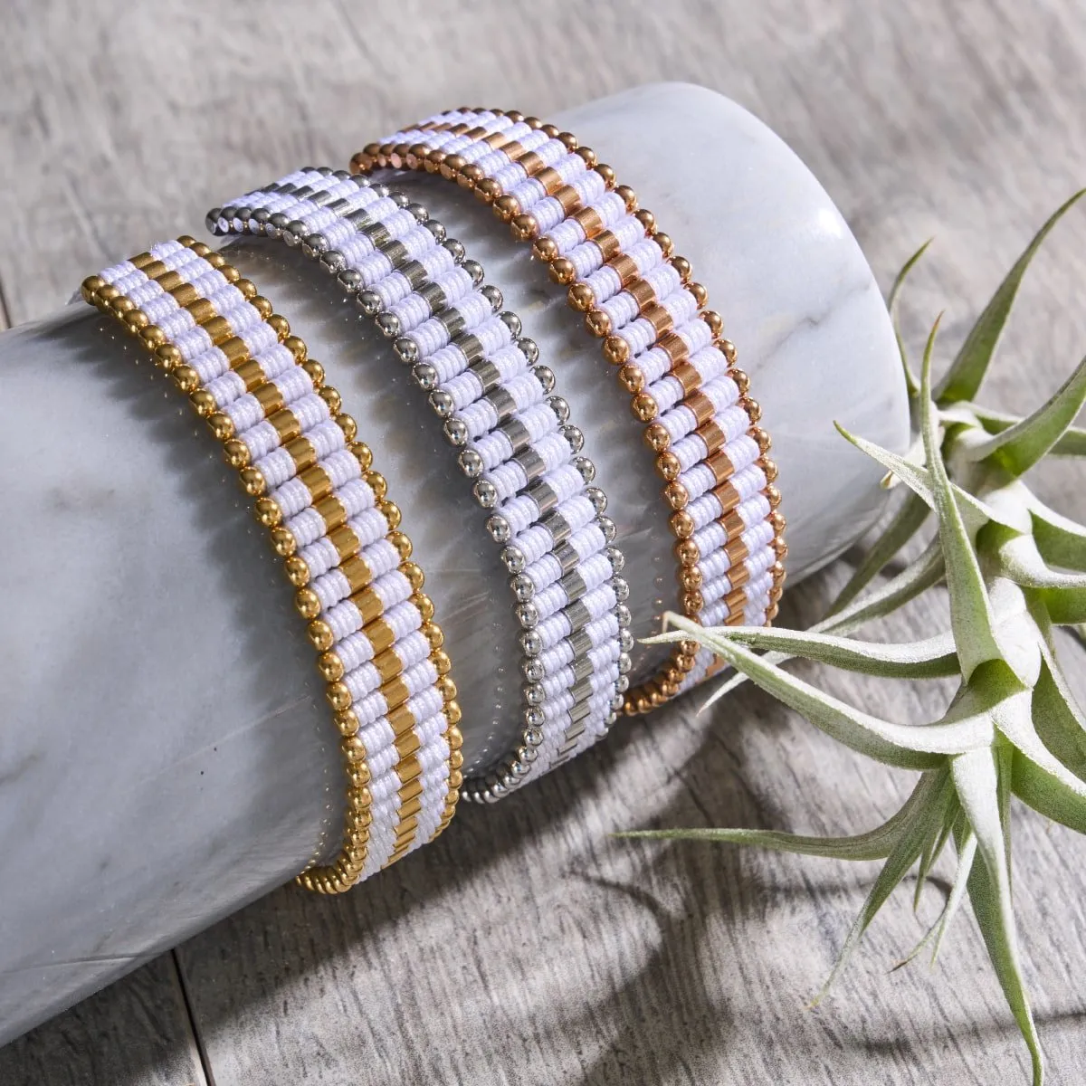 White | 18k Rose Gold | Amici Bracelet