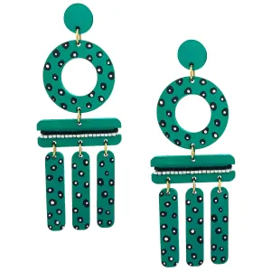 WIND CHIME EARRINGS | AQUA