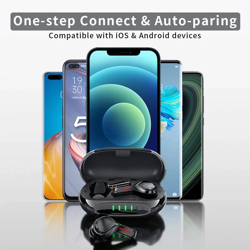 Wireless Bluetooth Earbuds, AIKELA Active Noise Cancelling Ear Buds with 4 Mics, Activate Voice Assistant, Hi-FI Stereo Sound in-Ear Headphones with Wireless Charging Box, Touch Control Bluetooth 5.0 Sport Earphones Support 3 Play Modes