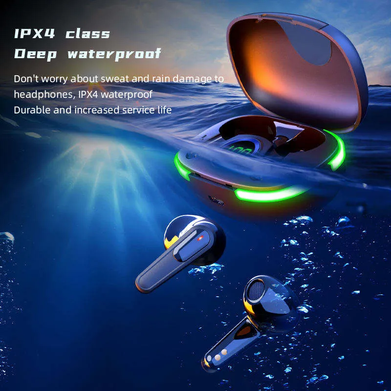 Wireless water proof-TWS Touch control Earbuds 9D Stereo Sport Wireless Headset