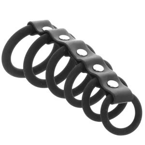 XR Brands Strict 6 Ring Chastity Device