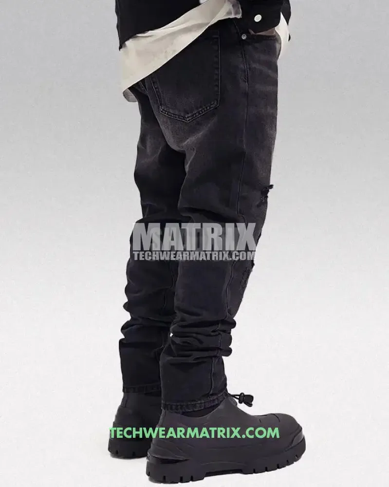 Y2K Grunge Jeans Black for