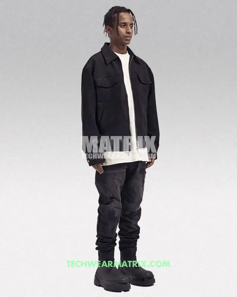 Y2K Grunge Jeans Black for