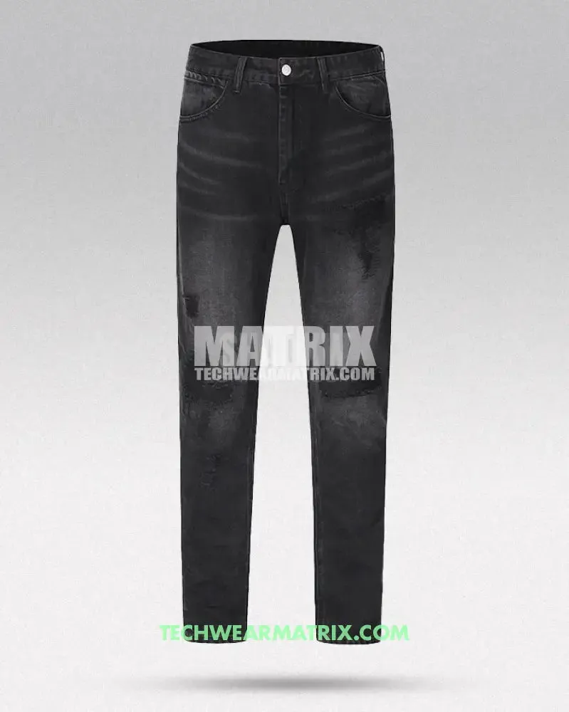 Y2K Grunge Jeans Black for