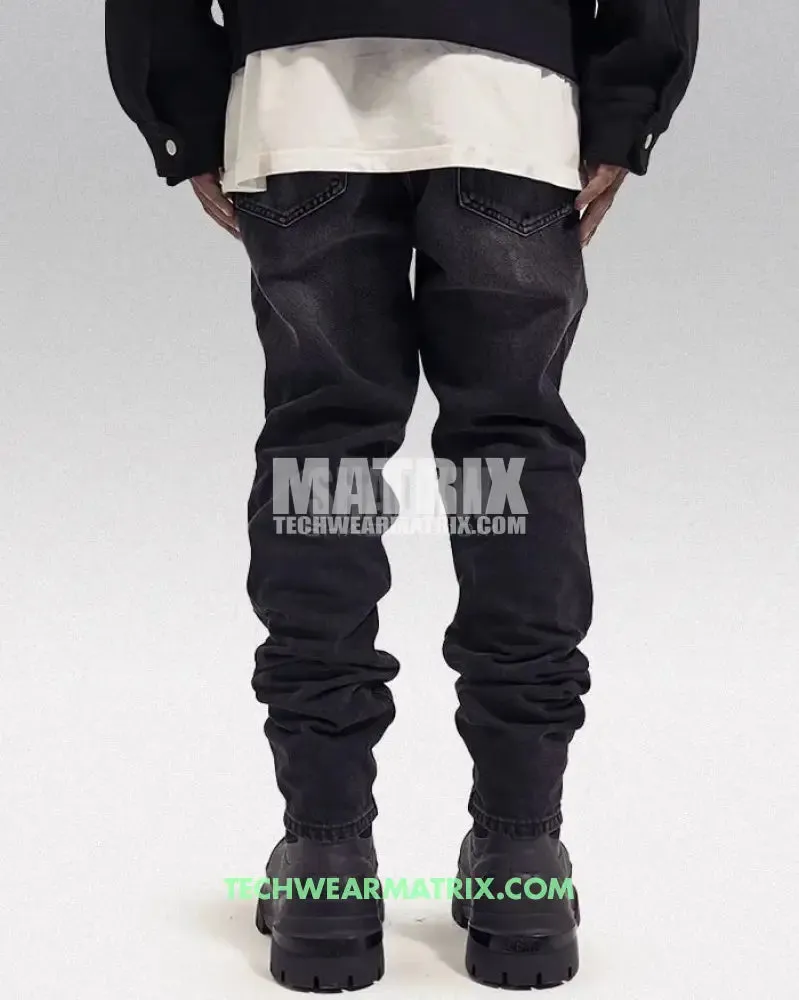 Y2K Grunge Jeans Black for