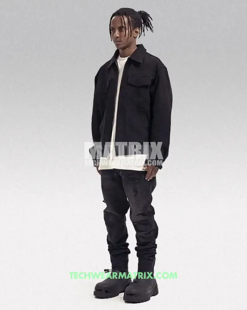Y2K Grunge Jeans Black for