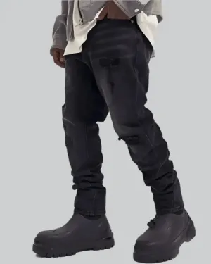 Y2K Grunge Jeans Black for