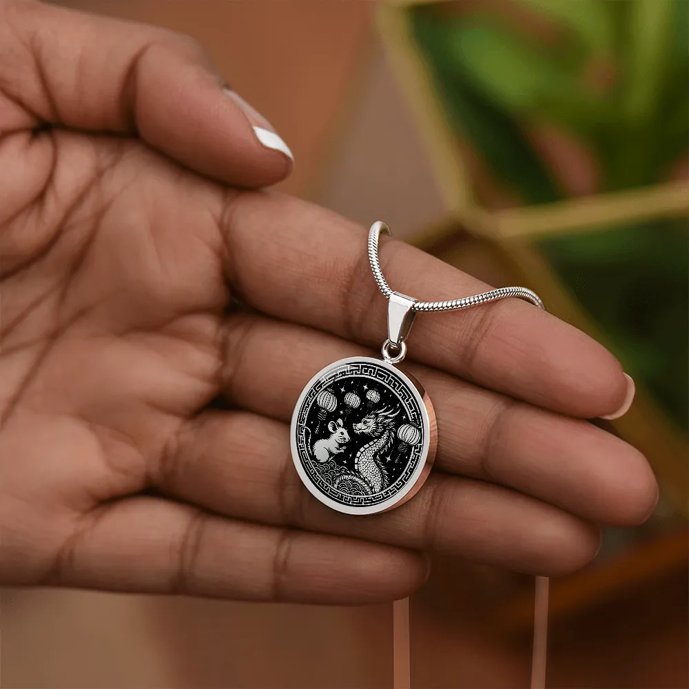 Year of The Rat and Dragon Necklace 2