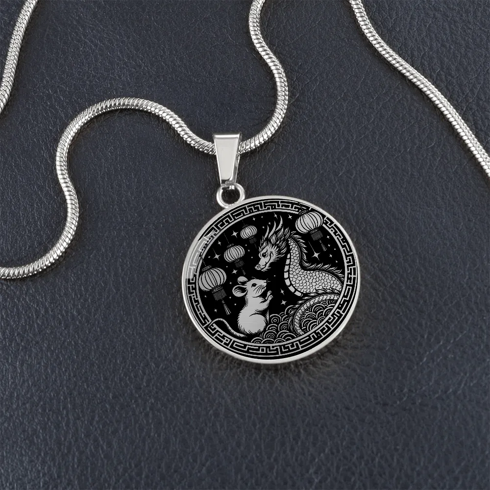 Year of The Rat and Dragon Necklace 2