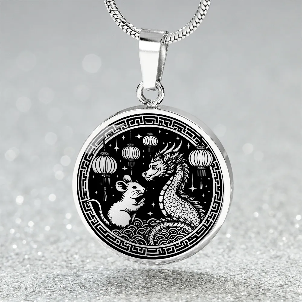 Year of The Rat and Dragon Necklace 2