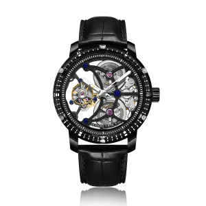 ZEROO T5 THE ARCHER FULL SKELETON TOURBILLONMANUAL TOURBILLON WATCH FOR GENTS - ZT005SBB